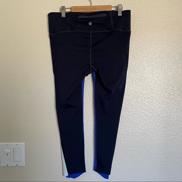 ATHLETA Velocity Colorblock Stash Pocket Capri - Picture 7 of 14